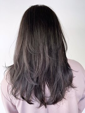 アイティーバイアルバム 松戸店(IT by ALBUM) 濃厚グレージュセミロング_カーキグレージュ_ba346141