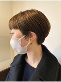 栗色　レディースショート/ミルクチョコレート[20代30代40代]
