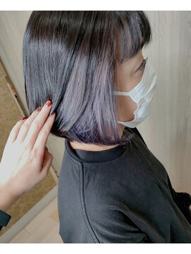 グランジュ 難波店(granze) インナーカラーラベンダー