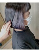 インナーカラーラベンダー