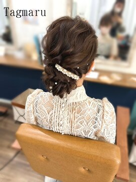 タグマル 結婚式にオススメ☆シニヨン☆