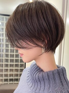 ハルキミナト ジャパン トウキョウ(HARUKI MINATO japan TOKYO) フェミニン丸みショート/大人丸みショート/前髪なしショート
