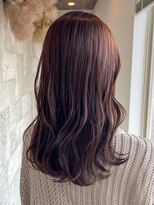 ミルヘアデザイン(mil hair design)&nbsp;ダブルカラーピンクベージュベージュカラーケアブリーチレイヤー