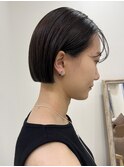 10代20代切りっぱなしボブ