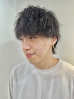 ロミーオム 本厚木(ROMMY. Homme)&nbsp;ツーブロックマッシュウルフツイストスパイラルパーマメンズヘア