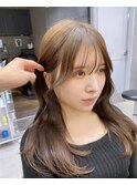 韓国レイヤー/韓国風/ボブ/髪質改善/黒髪/ブリーチなし〔池袋〕