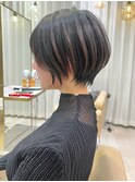 前下がりショート/前髪/絶壁解消/小顔効果/30代/40代【橋本】