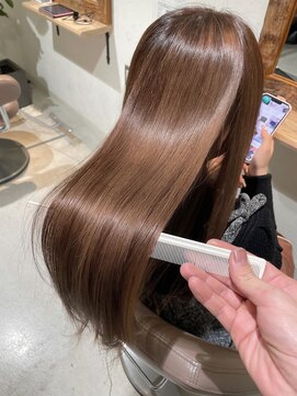 ウルヘアー(ULU hair) 髪質改善ベホマカラー♪モカブラウン