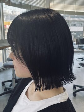 グランデュール 東静岡池田店(GRANDEUR) 大人マッシュショート丸みショート黒髪ショートベリーショート