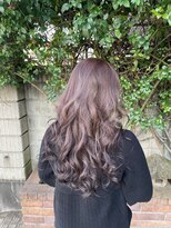 アクアマリン8810 ハチハチイチゼロ(AQUA MARINE 8810)&nbsp;美髪/切りっぱなしボブ/ピンクブラウン/エアリーロング/北習志野