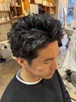 アメラボ(AmeLab)&nbsp;名古屋天白区梅ヶ丘大人メンズツヤ感パーマメンズ美容室