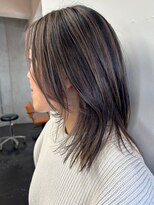 エルマノ 仙川(L mano)&nbsp;大人ショートハイライト髪質改善キッズカット前髪30代40代