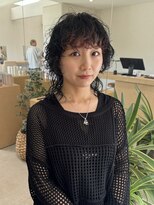 キュー(que)&nbsp;ウルフパーマ　ポイントカラーオレンジ