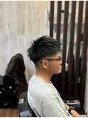 ツーブロショート