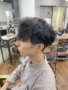 メルシー トータル ブランディング サロン(merci TOTAL BRANDING SALON) メンズマッシュ×ツイストスパイラルパーマ