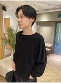 ベリーショート/ダークアッシュ/ニュアンスパーマ/韓国マッシュ