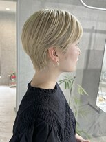 ラック 表参道(LUCK) ブロンドショート/ハニーミルクティー/ショート/レイヤー/表参道