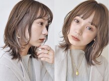 トリッカ 代官山(tricca)の雰囲気（オトナ女性にも人気のベージュxインナーカラー,肌なじみ◎）