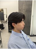 ダウンパーマ ニュアンスパーマ センターパート