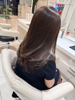 アッシュ 武蔵小金井店(Ash)&nbsp;＼艶髪/レイヤースタイル/ブリーチ無し/グレージュ/3０代／