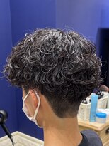 ハッシュタグネイビー 仙台駅前店(#NAVY) 波巻きツイスパ仙台美容室サーフカールフェザーショート刈り上げ