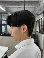 ニコ トウキョウ ロジック(nico TOKYO Logic)&nbsp;メンズセンターパートニュアンスパーマアップバング