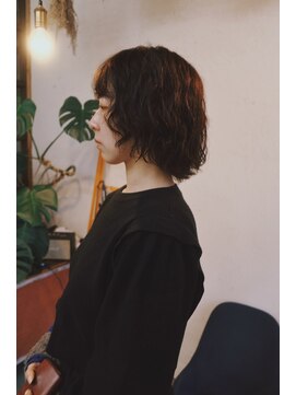 ナチュラルウルフニュアンスパーマ