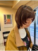 千葉駅オリーブグレーココアベージュ小顔