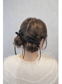 結婚式お呼ばれ等ヘアセットのご予約も承っております◎