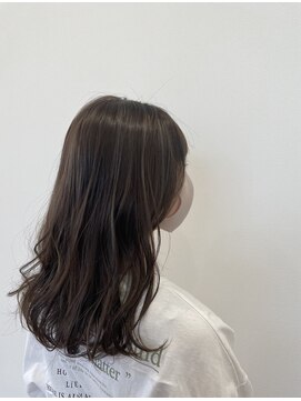 ディジョン 自由ヶ丘(Dijon) 韓国顔まわりレイヤーカットグレージュオリーブベージュブラウン