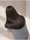 上質な大人ベージュカラー縮毛矯正/前髪/[表参道/原宿]