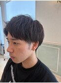 アップバングスタイル
