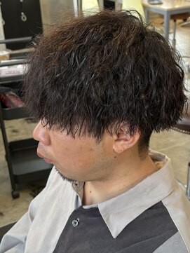 ルーメン 岐阜(ROOO MEN) メンズカット刈り上げマッシュツイストスパイラル