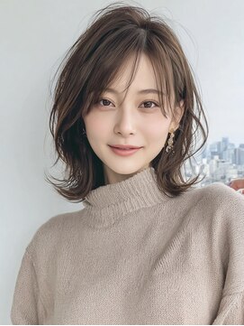 カノイ 銀座中央通り(KANOI) 【ソフトエレガント】垢抜け似合わせミディ×顔型補正×肌映え