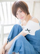 モッズヘア 福岡天神店&nbsp;*mod's天神/ミルクティーベージュ大人美人ナチュラルショートb