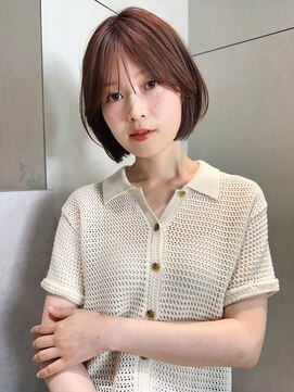 シンス 銀座(since) ショートボブ/丸みボブ/小顔ショート/顔周りカット/似合わせ