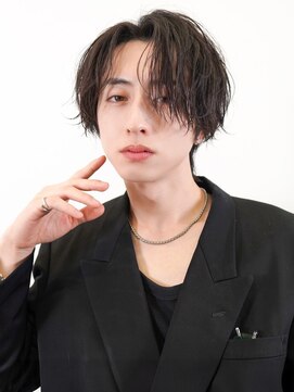 ラフィス ヘアー ウィム 倉敷白楽町店(La fith hair uim.) 【La fith】マッシュウルフ×センターパート×メンズカット