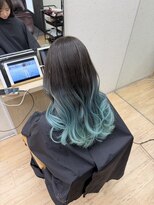 リアン(LIAN)&nbsp;ターコイズカラー　グラデーション