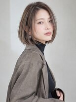 ドット ヘアー(dot.hair)&nbsp;大人の美ボブ / グレージュカラー / トリートメント仕上げ