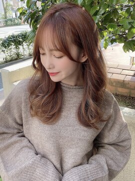 ローラン(ROULAND) 【池袋セミロング】韓国風フェザーバング抜け感ヘア