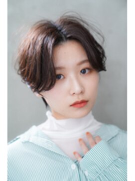 アリア バイ アルティナ(alia by artina) 前髪なしショート_ブルーグレージュ_グレイアッシュ2