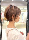 大人可愛い/丸み/くびれ/絶壁解消#ショートボブ@小原拓馬