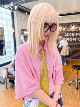 チックタック パラダイム(TICK-TOCK Paradime) 《ゲストスナップ》ホワイトブリーチ/ロングレイヤー