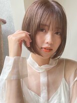 コクーン 銀座(Cocoon) 色気ボブ#切りっぱなしボブ#美髪#ピンクブラウン