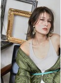 透明感抜群!長めのウルフで大人っぽく上品に