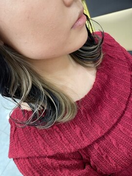 髪技空間アノン(anon) インナーカラー