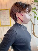 ☆大人可愛い20代30代40代ショートボブ丸みショート◎