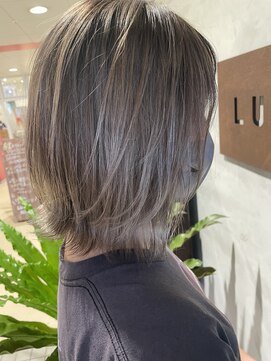 ルフトヘア 南千住 グレージュカラー