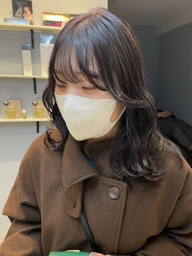 ベルベットヘア 千早店(Velvet hair) 暗髪ラベンダーアッシュ×韓国風ヘア 【福岡聖容】