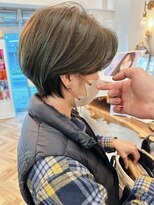 ロミー 本厚木(ROMMY.)&nbsp;【本厚木美容室】ハンサムショート前髪長め小顔カット